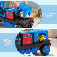 2 Seater Ride On Train with Train Whistle Music for Kids Aged 3+