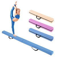 2.1M Folding Balance Beam with Carry Handle and Foam Padding