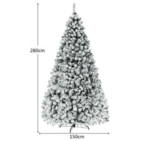 1.8/2.25/2.8M Christmas Tree with Branch Tips and LED Lights