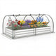 202 x 101 x 81 cm Galvanized Raised Garden Bed with Cover