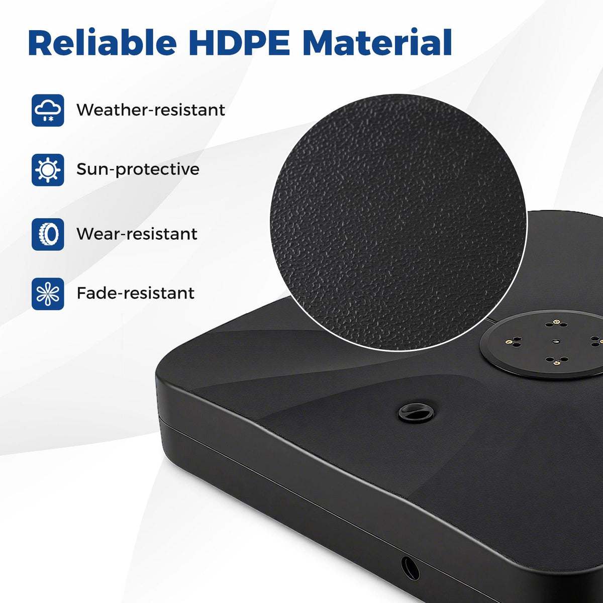 210 KG Outdoor Cantilever Umbrella Base with Wheels