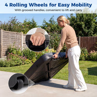 210 KG Outdoor Cantilever Umbrella Base with Wheels