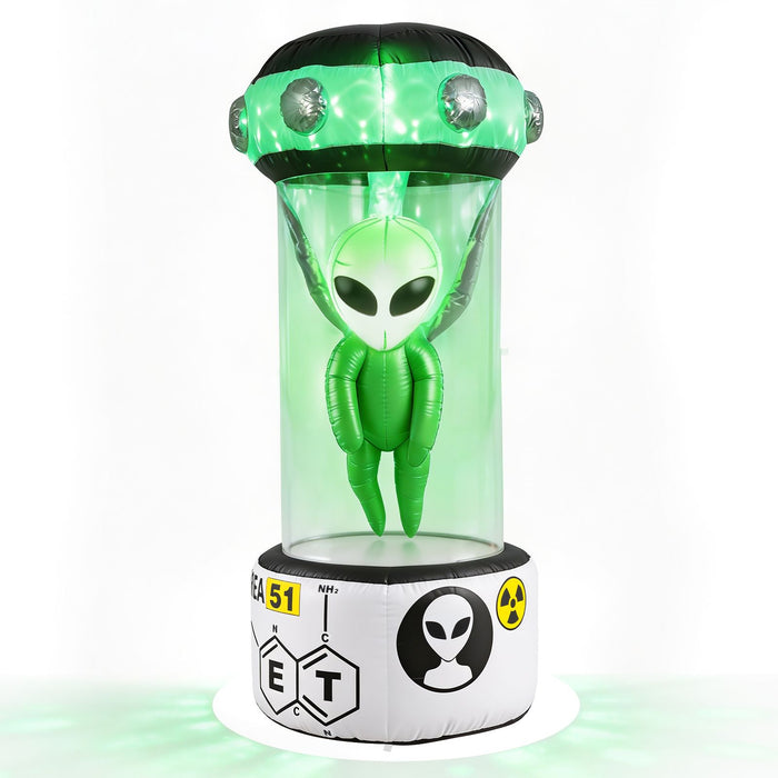 225cm Halloween Inflatable Alien Halloween Blow Up Alien Outdoor Decoration