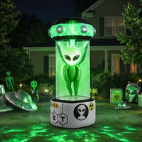 225cm Halloween Inflatable Alien Halloween Blow Up Alien Outdoor Decoration