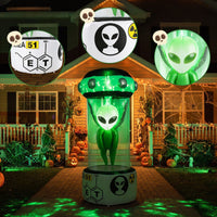 225cm Halloween Inflatable Alien Halloween Blow Up Alien Outdoor Decoration