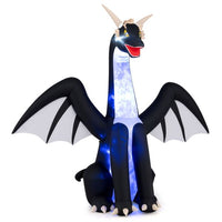 244cm Tall Halloween Inflatables Ice Dragon Outdoor Decoration for Holiday Decor
