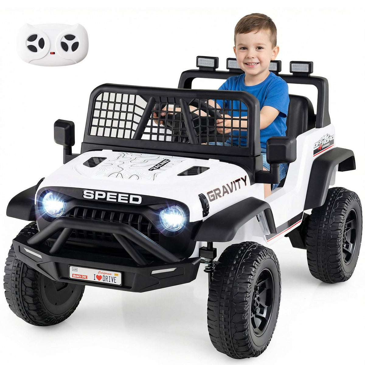 24V Battery Powered Electric Vehicle with Parent Remote Control