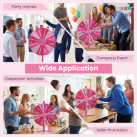 60 CM Prize Wheel Tabletop or Floor Standing Spinning Prize Wheel