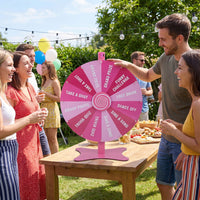 60 CM Prize Wheel Tabletop or Floor Standing Spinning Prize Wheel