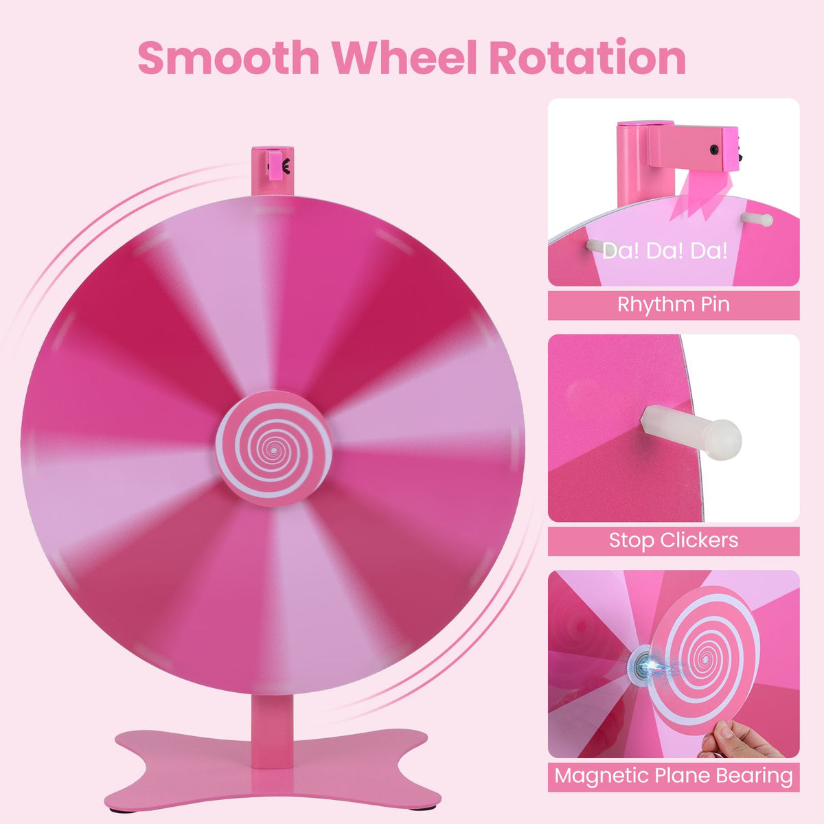 60 CM Prize Wheel Tabletop or Floor Standing Spinning Prize Wheel