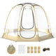 265 x 288 CM Pop Up Bubble Tent with 540° Transparent PVC Igloo for 4-6 People