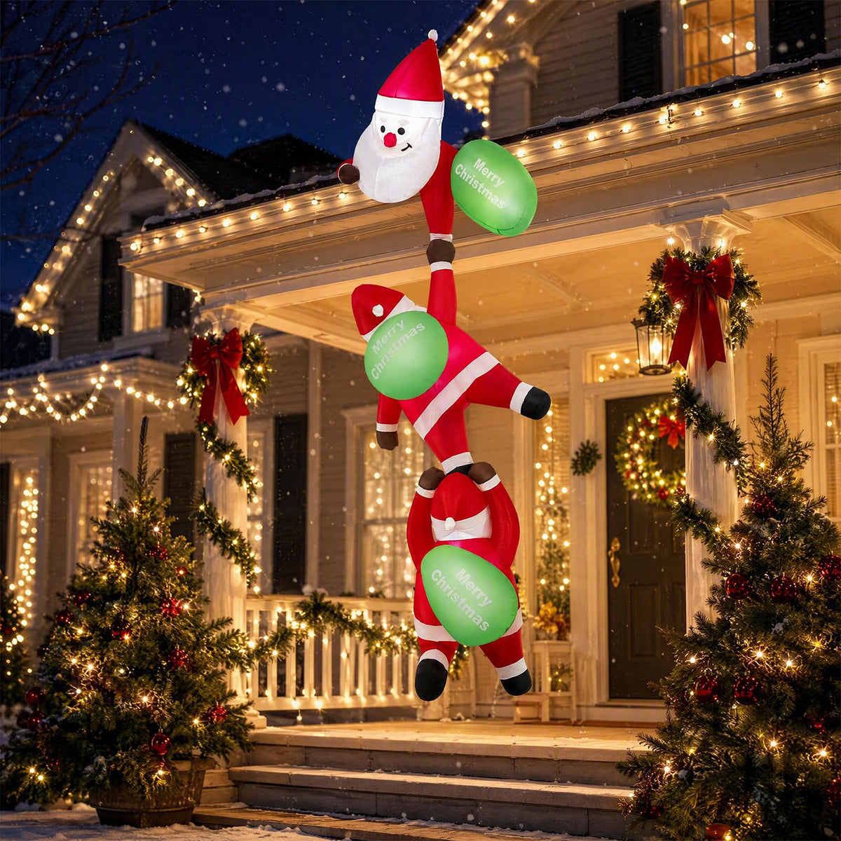 280cm Hanging Christmas Inflatable Indoor Outdoor Decoration for Holiday Decor
