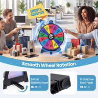 29CM/ 50 CM Spinning Prize Wheel with Blackboard Marker for Prizes