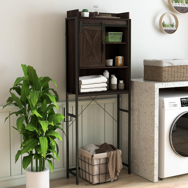 Over-The-Toilet 4-Tier Storage Cabinet