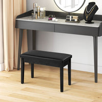 PU Leather 2-in-1 Duet Piano Bench with Music Storage and Padded Cushion