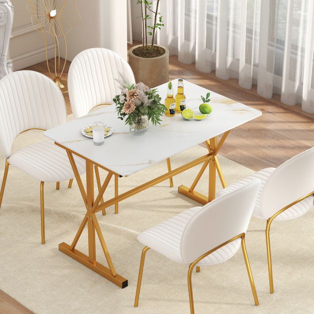 Sintered Stone Dining Table Rectangular Kitchen Table