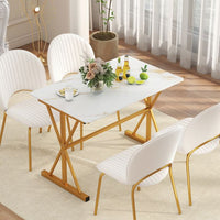 Sintered Stone Dining Table Rectangular Kitchen Table