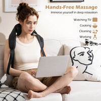 Neck Shoulder Massager for Pain Relief w/2 Heating Levels