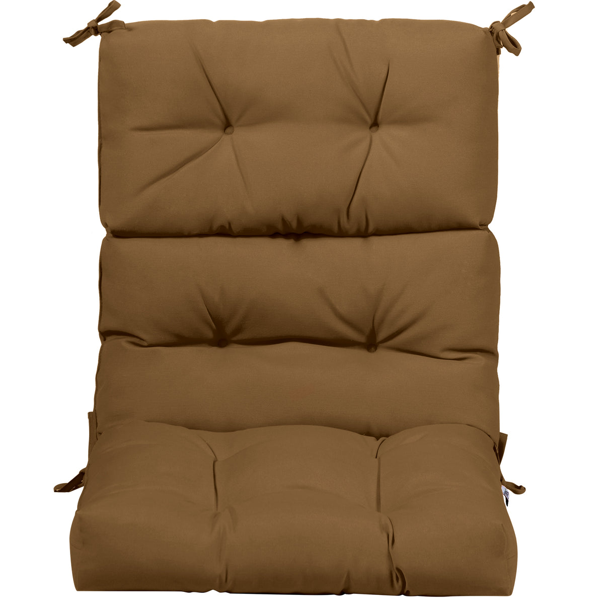 High Back Chair Cushion Patio Chair Seat Pads Non-slip Rope Belts Indoor Outdoor