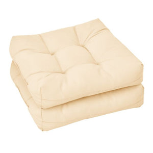 2 Pieces 53 x 53 CM Patio Chair Seat Cushions for Indoor and Outdoor