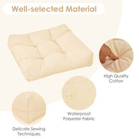 2 Pieces 53 x 53 CM Patio Chair Seat Cushions for Indoor and Outdoor