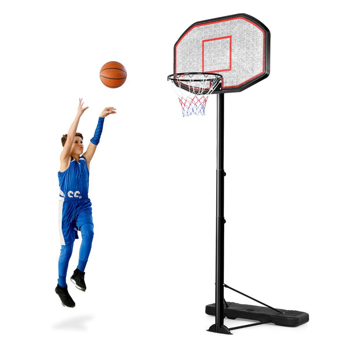 2m-3m Height Adjustable Basketball Hoop Stand System with Wheels
