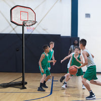 2m-3m Height Adjustable Basketball Hoop Stand System with Wheels