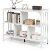 3-Tier Bookshelf with Anti Tipping Kits and Metal Frame for Home Office