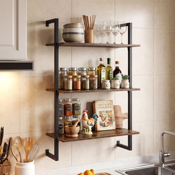 3-Tier Floating Shelf for Wall