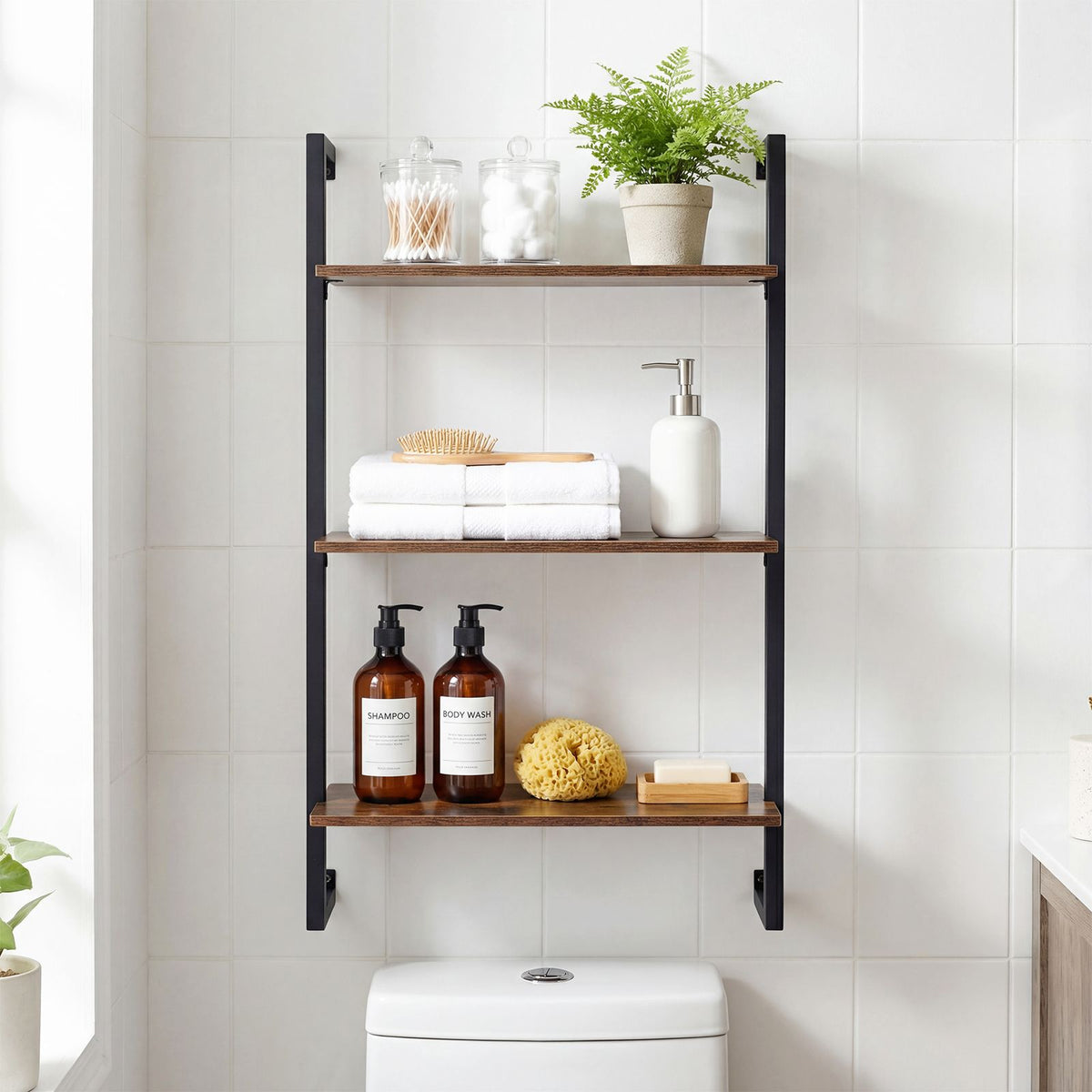 3-Tier Floating Shelf for Wall