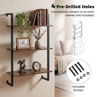 3-Tier Floating Shelf for Wall
