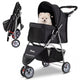 3-Wheel Pet Stroller for Small Dogs Cats Foldable Stroller