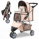 3-Wheel Pet Stroller for Small Dogs Cats Foldable Stroller