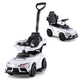 3-in-1 Push Car for Toddlers with Handle and Music for Boys and Girls Aged 1.5-5 Years Old