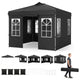3 x 3/6M Pop Up Canopy Tent with 4 Sidewalls for Parties and Events