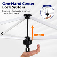 300 x 300 CM Pop Up Canopy Tent with 4 Sandbags and Stakes for Outdoor Camping