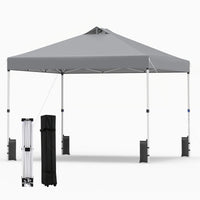 300 x 300 CM Pop Up Canopy Tent with 4 Sandbags and Stakes for Outdoor Camping
