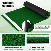 302 x 116 CM Baseball and Softball Hitting Mat Heavy-Duty 15 mm Turf