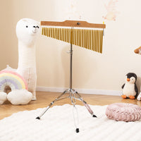 36-Bar Chimes Percussion Instrument with Foldable and Adjustable Stand for School
