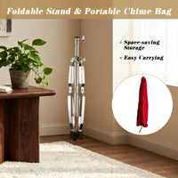 36-Bar Chimes Percussion Instrument with Foldable and Adjustable Stand for School
