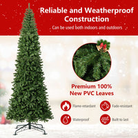 360 cm Tall Prelit Hinged Artificial Christmas Tree Quick Power Connector