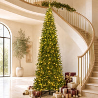 360cm Artificial Christmas Tree with 360° Quick Power Connector for Home Party Shopping Mall