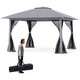 394 x 394 CM Canopy Tent with Mesh Netting and Carrying Bag for Patio and Lawn