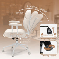 Upholstered Task Chair Adjustable Swivel Chair