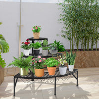 3 Layer Planter Stand Freestanding Flower Display Stand