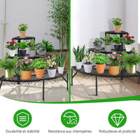 3 Layer Planter Stand Freestanding Flower Display Stand