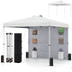 3 x 3M Pop up Canopy Tent with Sidewall 6 Pockets Instant Setup Commercial Gazebo