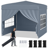 3 x 3 m Pop up Canopy Tent Outdoor Patio Commercial Sunshade Shelter