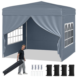 3 x 3 m Pop up Canopy Tent Outdoor Patio Commercial Sunshade Shelter