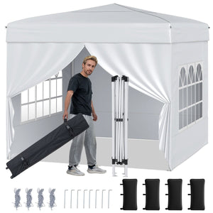 3 x 3 m Pop up Canopy Tent Outdoor Patio Commercial Sunshade Shelter